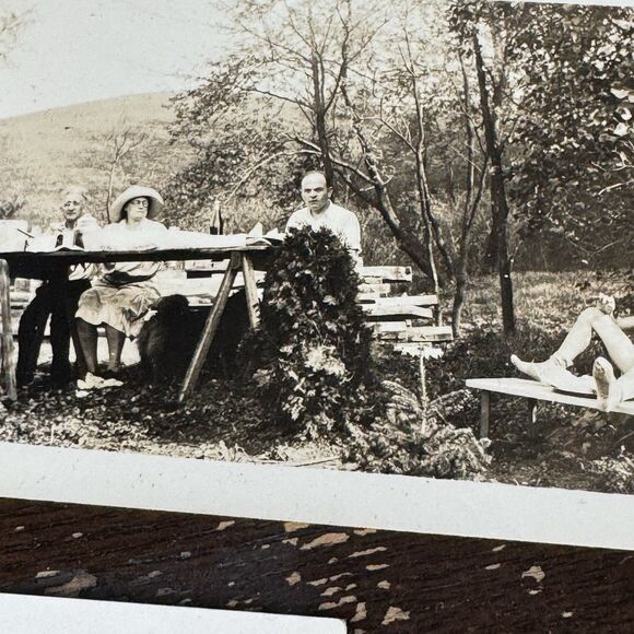 Vintage Photos Lot Antique Original Nature People Places Architecture Snow Dog - Picture 2 of 12